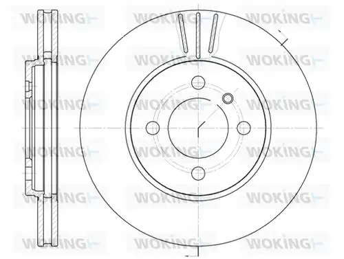 спирачен диск WOKING D6062.10