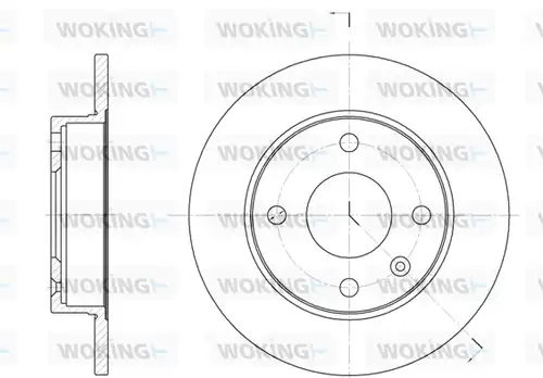 спирачен диск WOKING D6094.00