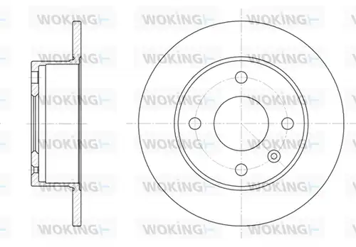 спирачен диск WOKING D6095.00