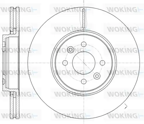 спирачен диск WOKING D61049.10