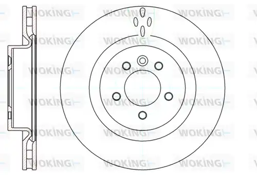 спирачен диск WOKING D61149.10