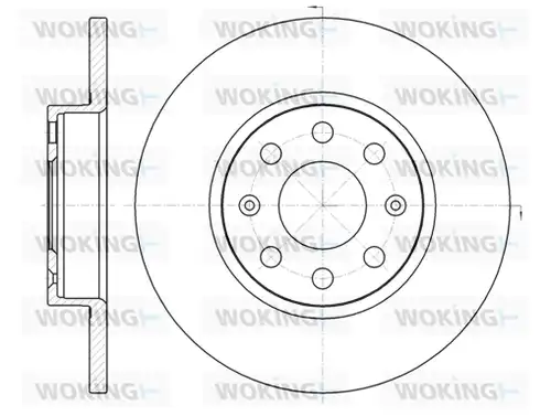 спирачен диск WOKING D61209.00