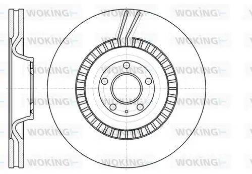 спирачен диск WOKING D61238.10