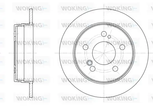 спирачен диск WOKING D6194.00