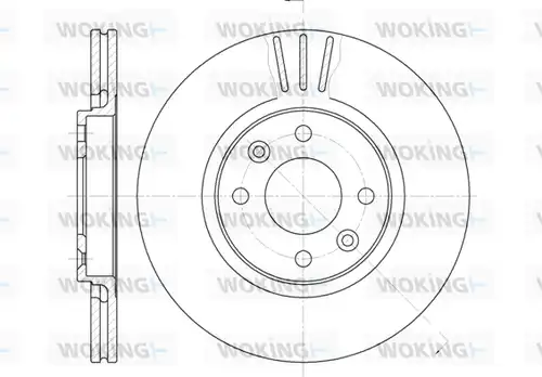 спирачен диск WOKING D6236.10