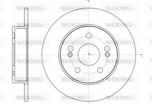 спирачен диск WOKING D6239.01