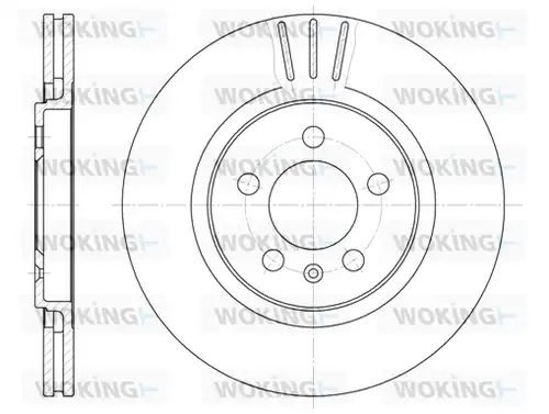 спирачен диск WOKING D6293.10