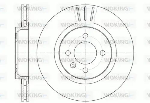 спирачен диск WOKING D6294.10