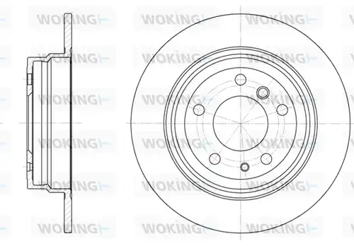 спирачен диск WOKING D6342.00