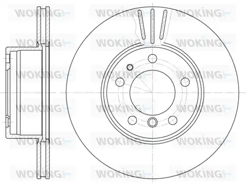 спирачен диск WOKING D6348.10