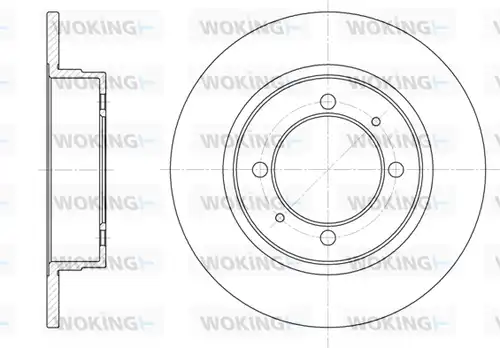 спирачен диск WOKING D6390.00