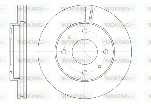 спирачен диск WOKING D6394.10