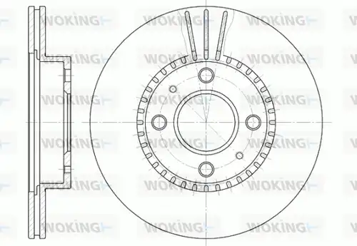 спирачен диск WOKING D6430.10