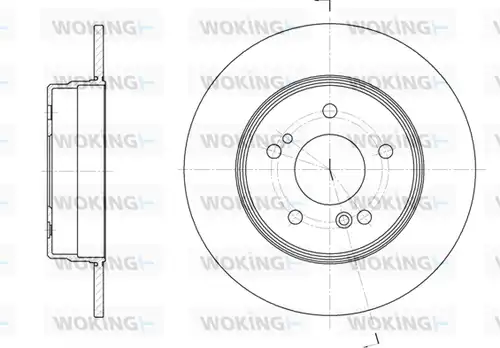 спирачен диск WOKING D6467.00