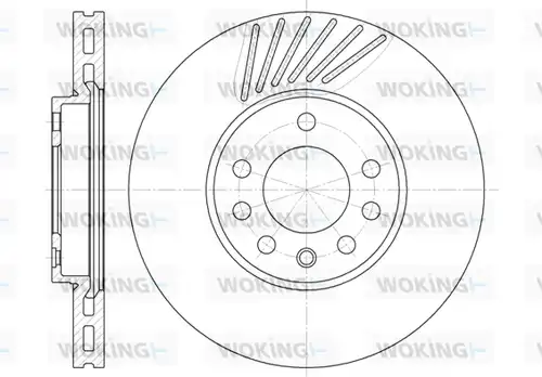 спирачен диск WOKING D6494.10