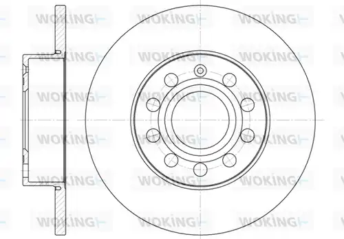 спирачен диск WOKING D6650.00