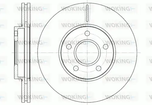 спирачен диск WOKING D6662.10