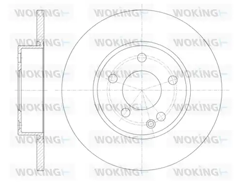 спирачен диск WOKING D6674.00