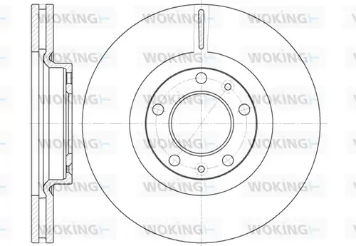 спирачен диск WOKING D6693.10