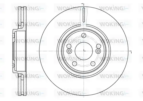 спирачен диск WOKING D6694.10