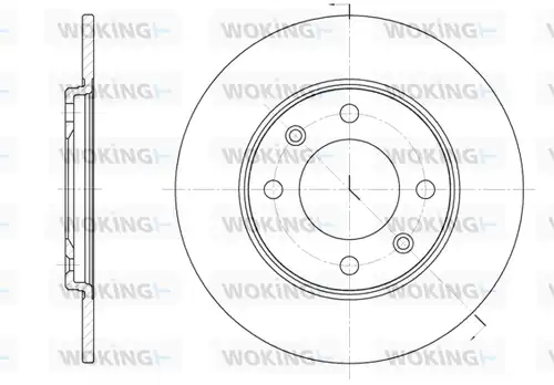 спирачен диск WOKING D6714.00