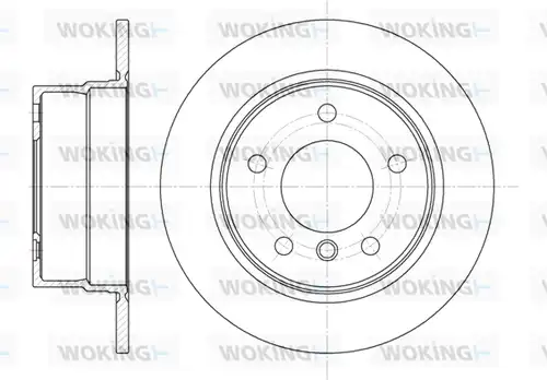 спирачен диск WOKING D6716.00