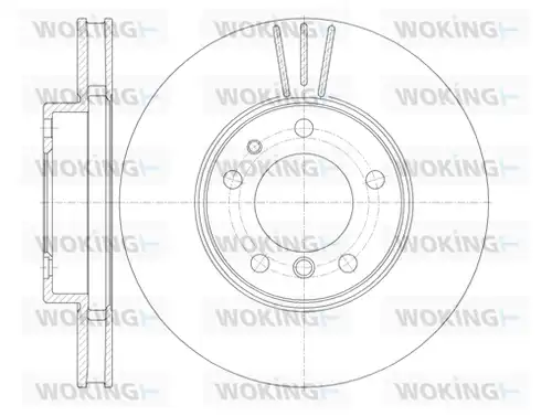 спирачен диск WOKING D6778.10