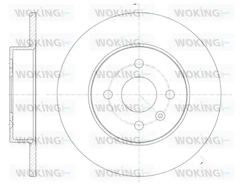 спирачен диск WOKING D6789.00