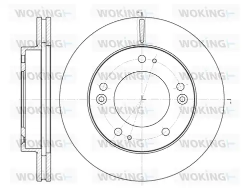 спирачен диск WOKING D6790.10