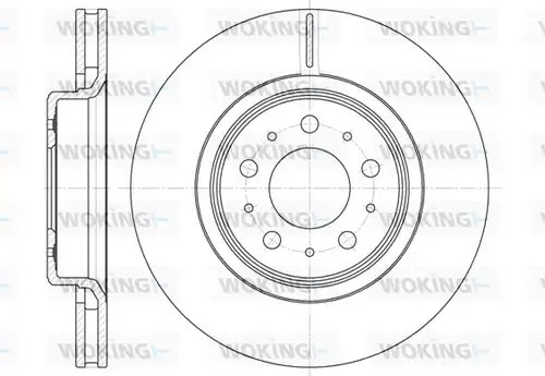 спирачен диск WOKING D6795.10