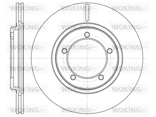 спирачен диск WOKING D6818.10