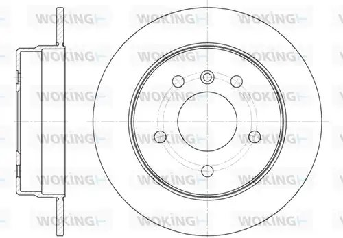 спирачен диск WOKING D6831.00