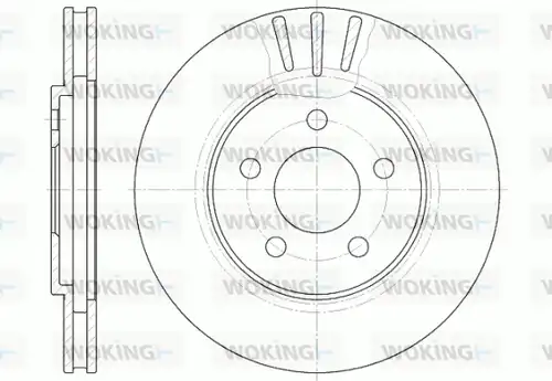 спирачен диск WOKING D6947.10