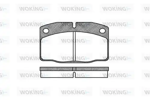 накладки WOKING P0013.00