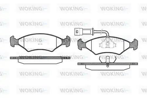 накладки WOKING P0193.22