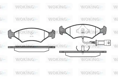 накладки WOKING P0193.32