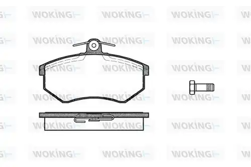 накладки WOKING P0343.00