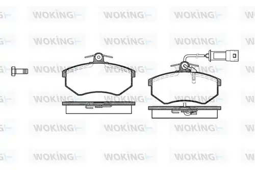 накладки WOKING P0343.02