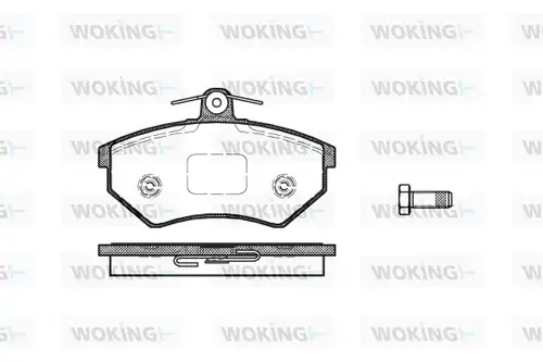 накладки WOKING P0343.50