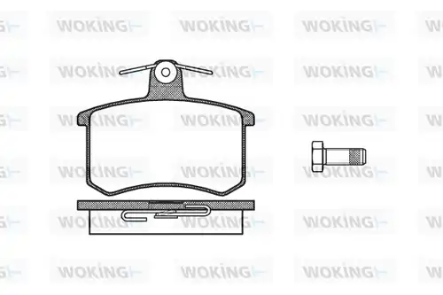 накладки WOKING P0353.00