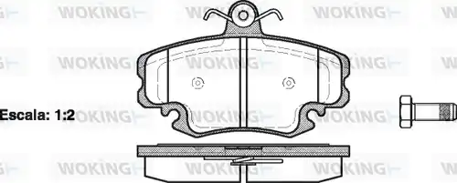 накладки WOKING P0413.20