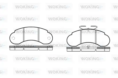 накладки WOKING P0423.10