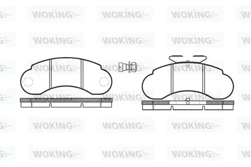 накладки WOKING P0423.20