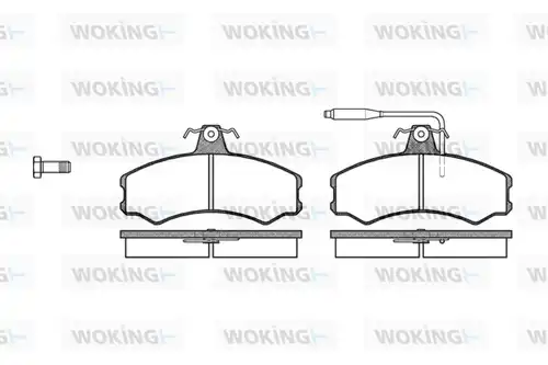 накладки WOKING P0433.02