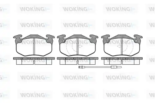 накладки WOKING P0443.02