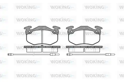 накладки WOKING P0443.24