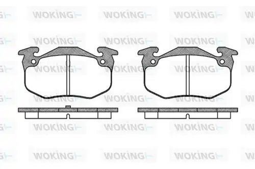 накладки WOKING P0443.50