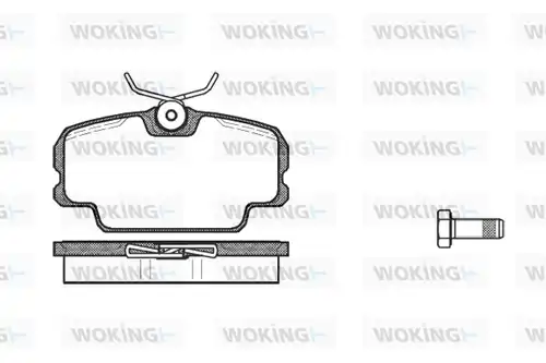 накладки WOKING P0453.00