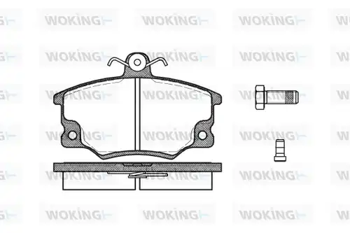 накладки WOKING P0463.14