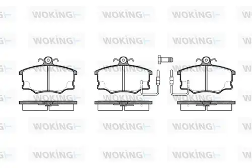 накладки WOKING P0463.32